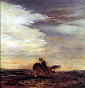  jinete Pintura - el jinete escocés Simbolismo bíblico mitológico Gustave Moreau